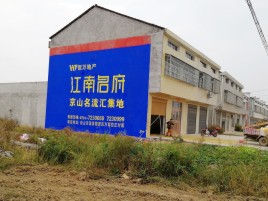 舞钢农村墙体广告在不同形式上面展现的不同特色