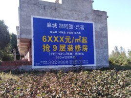 舞钢墙体广告的好处