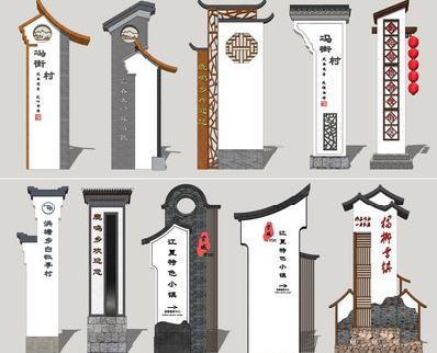 舞钢美丽乡村标识标牌有哪些分类？